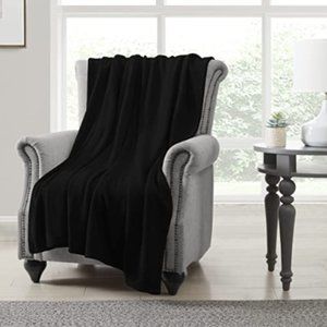 U.S. Polo Assn. Throw Blanket, 50" x 70",  Black